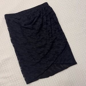 Just Cavalli Black Asymmetrical Skirt